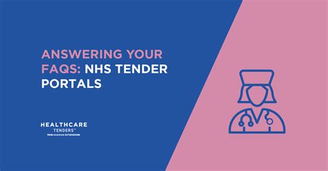 Where To Find An Nhs Tender Portal Healthcare Tenders