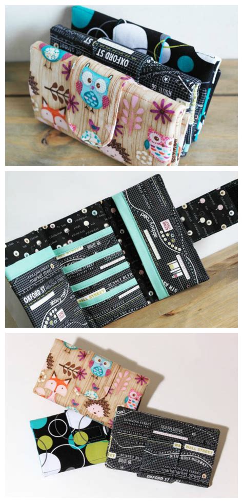 Womens Trifold Cash Wallet Sewing Pattern Sew Modern Bags