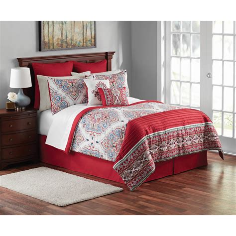 Chances are you'll found another damask comforter sets higher design concepts. Mainstays Full Damask Comforter Set, 12 Piece - Walmart ...