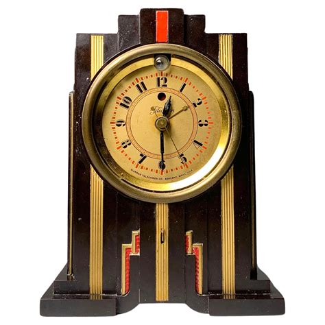 S Original Electric Art Deco Wall Clock By Telechron At Stdibs