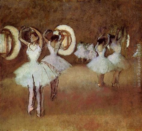 Dance Rehearsal In The Studio Of The Opera By Edgar Degas Oil