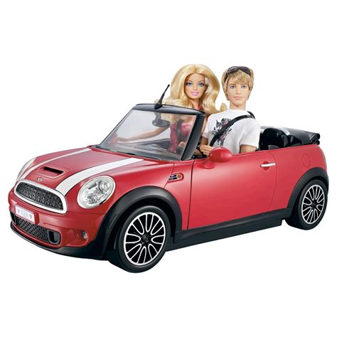 Barbie Ken My Cool Mini Cooper Convertible Red Car New And Sealed