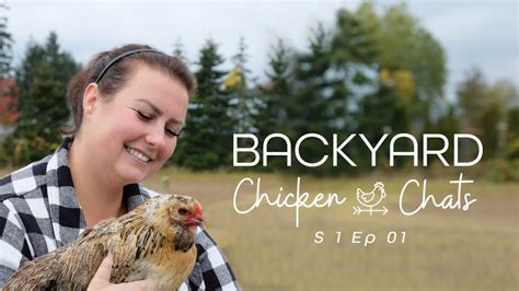 Backyard Chicken Chats S1 Ep 01 Youtube