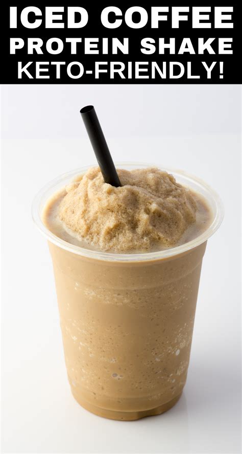 Keto Iced Coffee Protein Shake Recipe Recipe Protein Shake Recipes Iced Coffee Protein