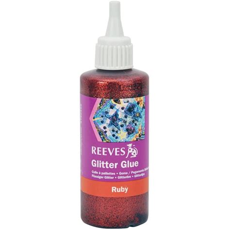 Reeves Glitter Glue 100 МЛ Ruby 4760102