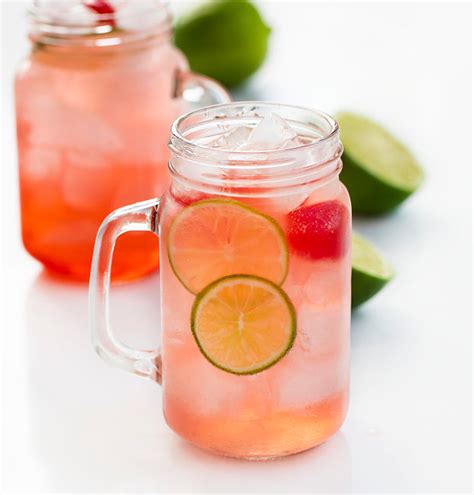 Cherry Limeade Is A Cold Refreshing Non Alcoholic Drink That Is Made