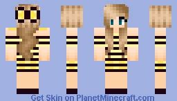 All minecraft commands have to be used in command blocks! Bee Gir l:) Minecraft Skin