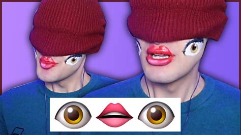 👁️👄👁️ Emoji Face Painting Mess Stream Youtube