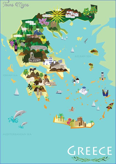 Greece Map Tourist Attractions