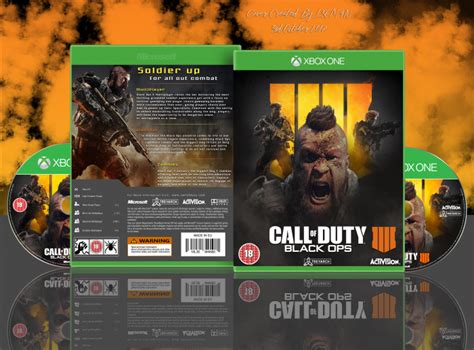 Call Of Duty Black Ops 4 Xbox One Box Art Cover By L3em4n