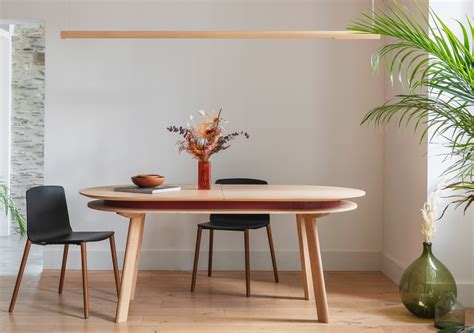 Table ovale extensible PARATI - L'INATELIER Design & Artisanat Français