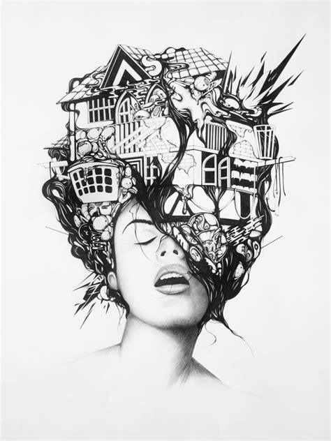 Mental Chaos On Behance Art Ink Art Quotes Artists Illustration