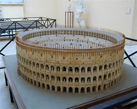 Model Of The Colosseum By Italo Gismondi Who Also Made Il Plastico