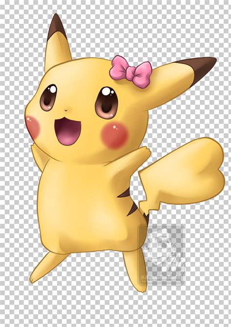 How To Draw A Super Cute Pikachu With A Mustache From Pokemon Chibi