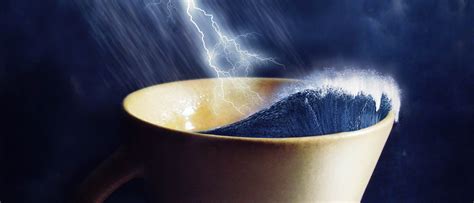 If someone exaggerates a problem or makes a small problem seem far greater than it really is, then they are making a storm in a teacup. Storms and Teacups — Acko.net