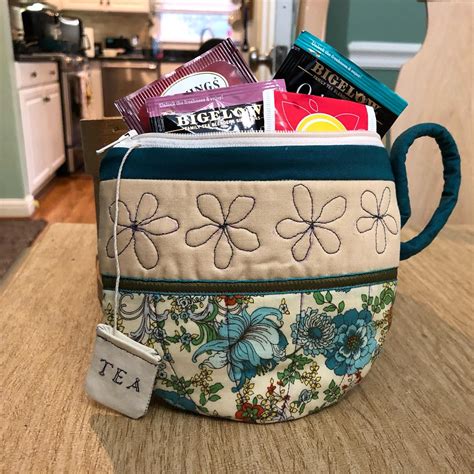 Tea Cup Zipper Pouch Pattern By Patchworkpottery Rsewing