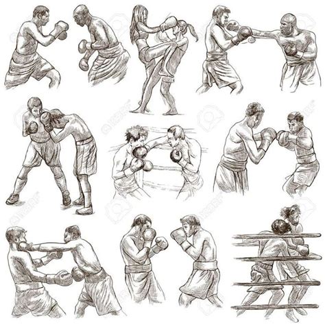 15 Drawings Of Boxers Fighting Drawing Drawings Figure Sketching