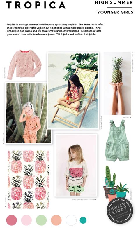 Emily Kiddy Spring Summer 2017 Tropica Younger Girls