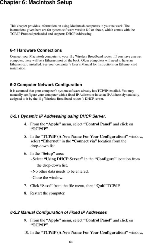 Cybertan Technology Wg A G Broadband Wireless Router User Manual