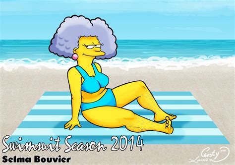 Swimsuit Season Selma Bouvier By Chesty Larue Art On Deviantart