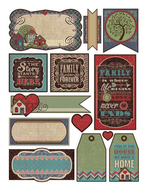 Pin By Linda Sutton On Tags And Stickers Scrapbook Stickers Printable