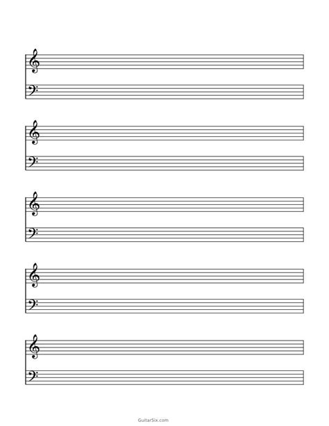 Notice how there are 5 lines on the staff. blank sheet music paper grand staff | Sheet music, Blank sheet music, Music paper