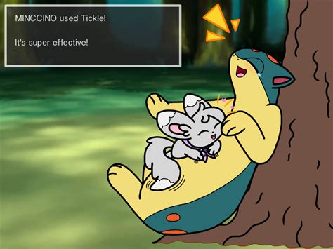 Minccino Used Tickle By Raccoontwin 3 On Deviantart