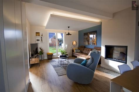 Aménagement d'un séjour/salon/cuisine - iznodesign