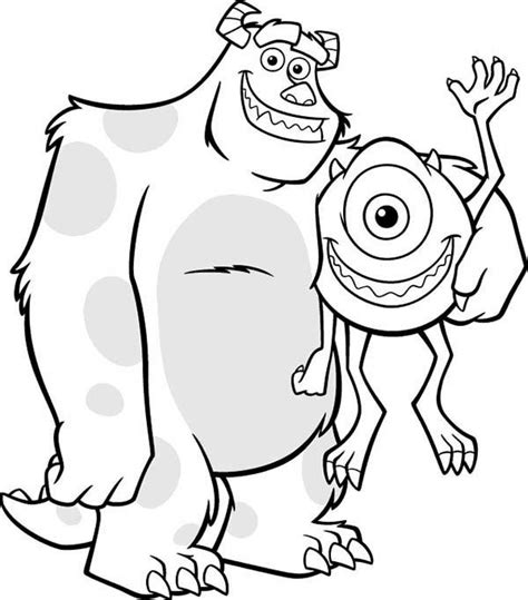Sully Monsters Inc Coloring Pages Super Coloring Pages Monsters Ink