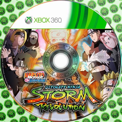 Label Naruto Shippuden Ultimate Ninja Storm Revolution Xbox 360