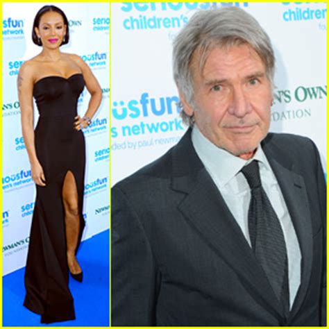 Harrison Ford Mel B Have Some Serious Fun In London Harrison Ford