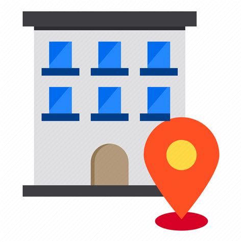 Building Location Locations Map Pin Icon Download On Iconfinder