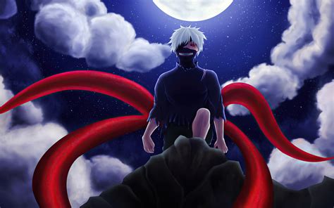 1280x800 Tokyo Ghoul Night Moon 4k 720p Hd 4k Wallpapers Images