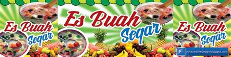 Get Desain Banner Es Buah Background