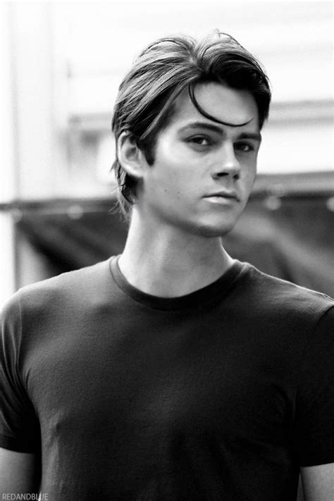 The movie's page on instagram as the video starts, dylan is seated on a makeup chair, sporting his brunette hair. long hair dylan o'brien | Tumblr