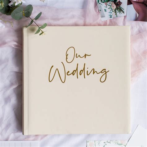 Buy Wedding Photo Album Cream And Gold Blank Wedding Scrapbook Album Pictures And Photos Stored