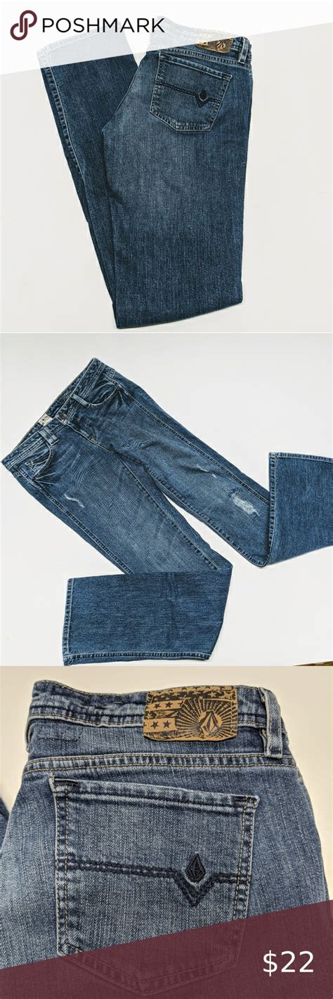 volcom static straight jeans sz 7 28 in 2020 straight jeans women jeans volcom