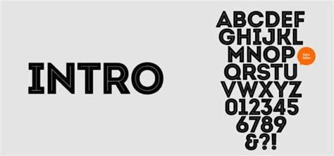 Intro Inline Font Free Download