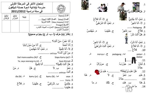 Soal bahasa arab kelas xii semester 1. Soal Bahasa Arab Kelas 1 Mi Semester 2 Kurikulum 2013 ...