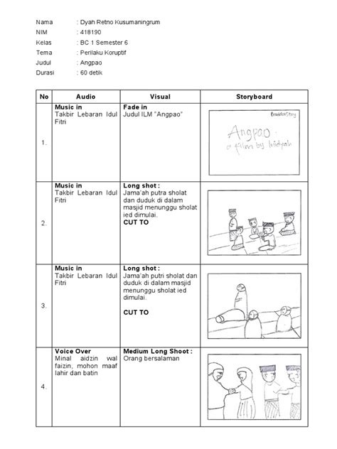 Detail Contoh Storyboard Film Pendek Koleksi Nomer 24