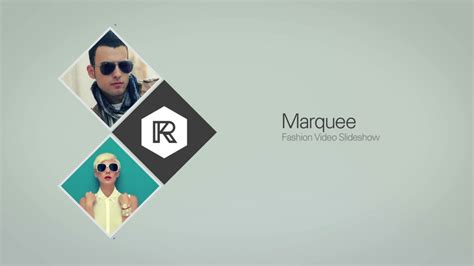 An elegant and simple photo gallery with parallax effect. Marquee: Fashion Video Slideshow - After Effects Template