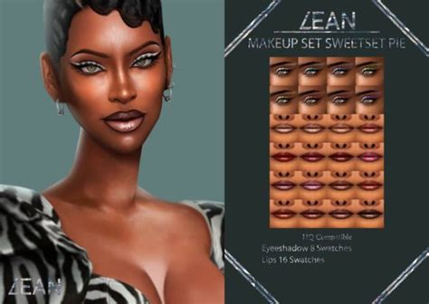 The Sims 4 Makeup Set Sweetset Pie At Lean Best Sims Mods