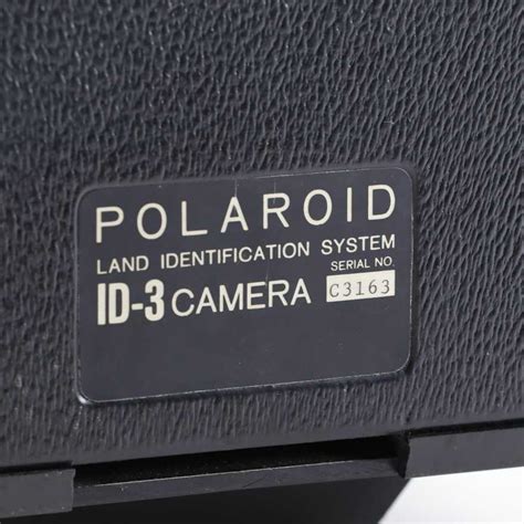 Polaroid Id 3 Land Identification System Camera 1970s Ebth