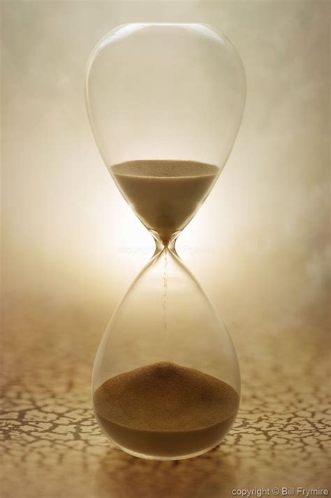 Sands Of Time Through Hourglass