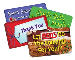 That's exactly what ebay gift cards offer the recipient. Order Ben's eGift & Gift Cards Online - Ben's Deli
