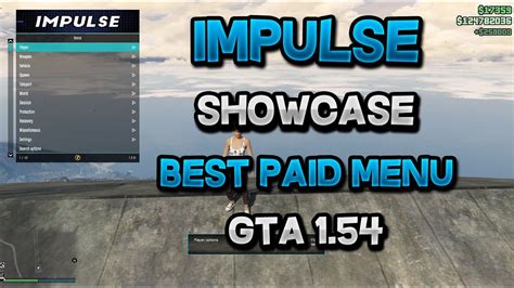 Impulse Mod Menu Gta V Showcase Best Paid Menu Outdated Gta 154