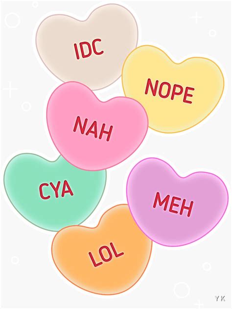 Not So Sweet Hearts Funny Rude Texting Conversation Hearts Candy