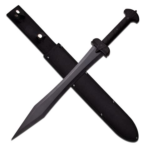 Black Roman Gladius Black Blade Sword 24 Pure Blades