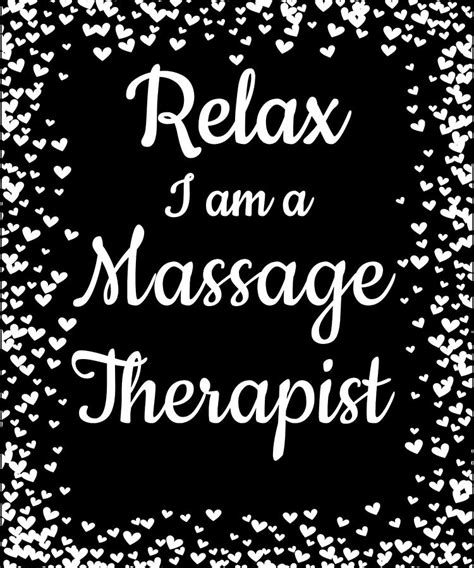 Massage Therapist Ts Relax I Am A Massage Therapist Drawing By Kanig Designs