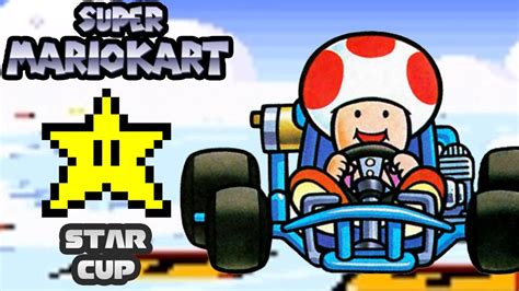 Super Mario Kart Snes Star Cup 100cc Race To Mario Kart